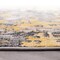 World Rug Gallery Contemporary Distressed Abstract Watercolor Non Shedding Soft Area Rug 5' x 7' Yellow 395YELLOW5x7 - alternate 10